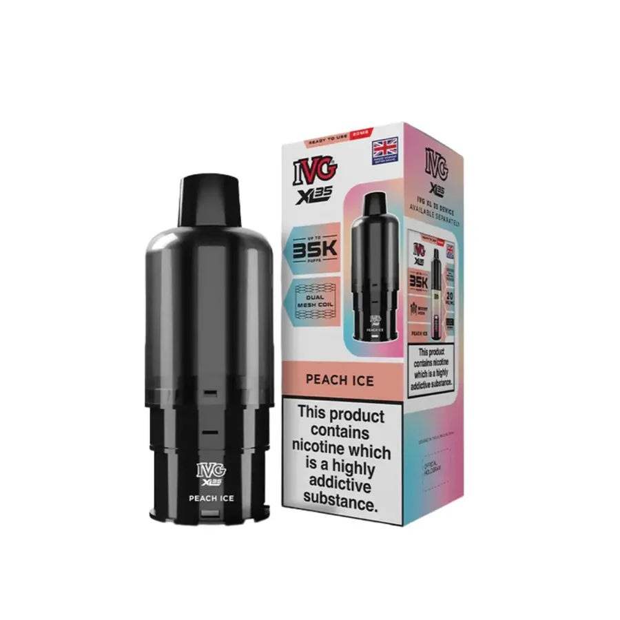 Peach Ice β IVG XL 35K Refill Pods