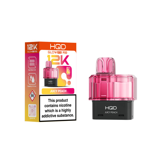 Juicy Peach – HQD Glow Pro 12k Refill Pods