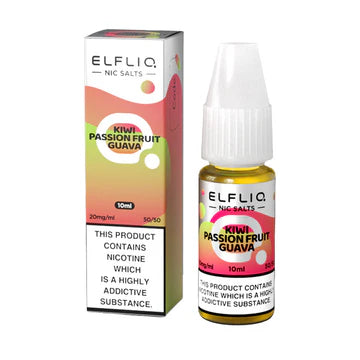 Kiwi Passion Fruit Guava - Elfliq Nic Salts Elf Bar 10ml