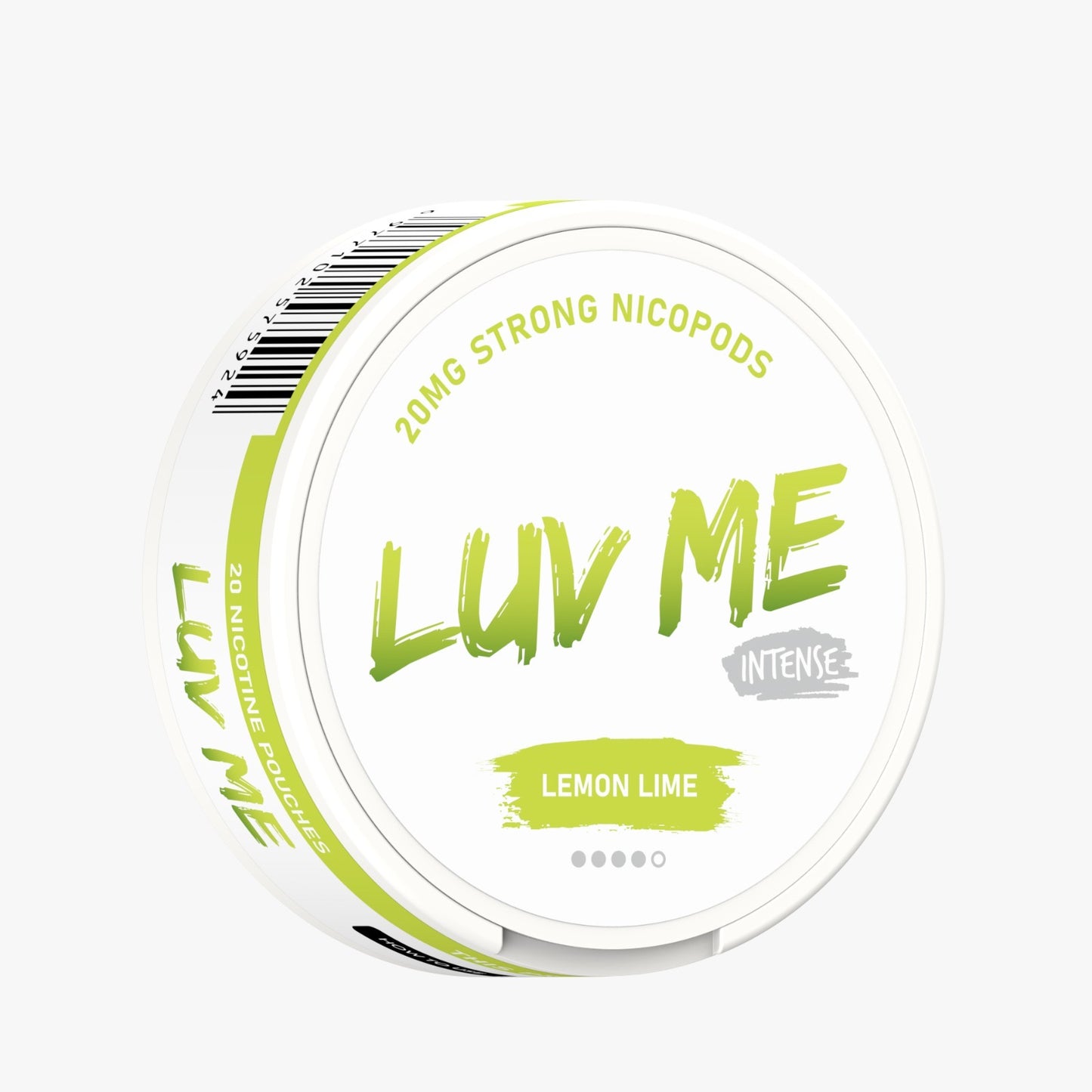 Luv Me Intense Nicotine Pouch 20MG | Lemon Lime