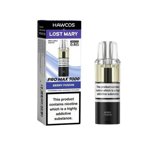 Berry Fusion Lost Mary x Hawcos Pro Max 7000 Refill Pods | Only 4.99! VapehouseUK Berry Fusion Lost Mary x Hawcos Pro Max 7000 Refill Pods | Only 4.99! VapehouseUK