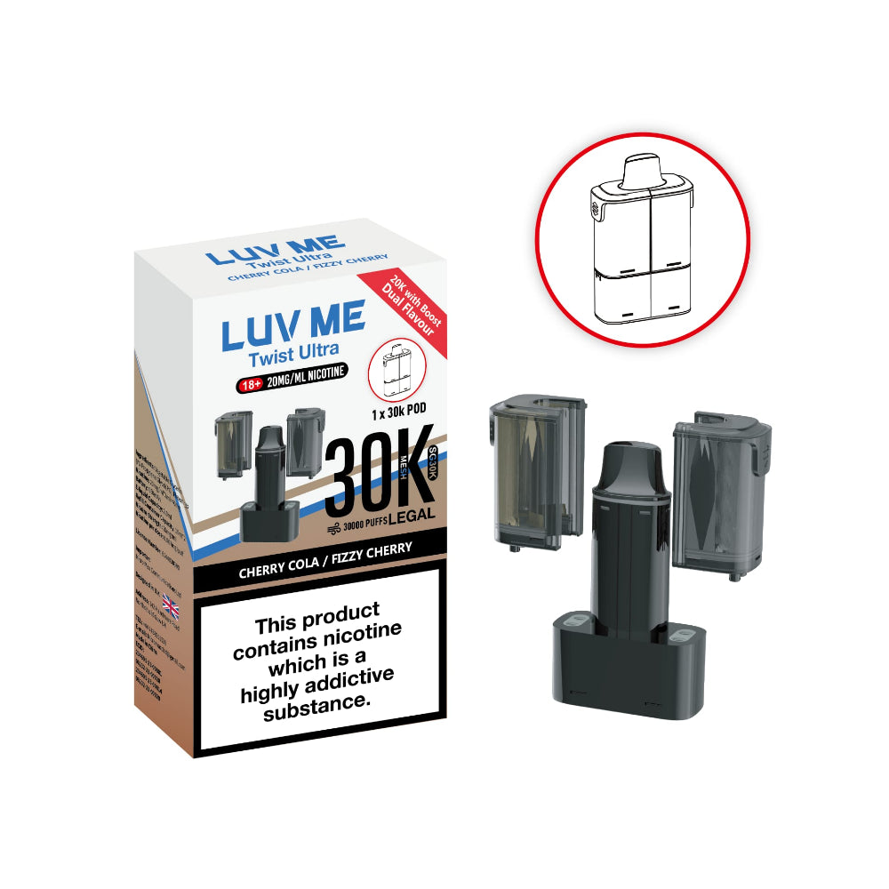 Cherry Cola / Fizzy Cherry - Luv Me 30K Refill Pods