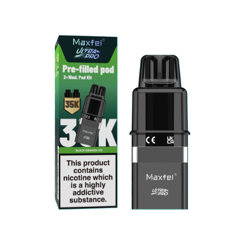 Black Dragon Ice - Maxfel Ultra Pro 35k Refill Pods