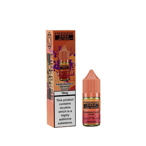 Passionfruit Orange Guava - Firerose 5000 Nic Salts 10ml