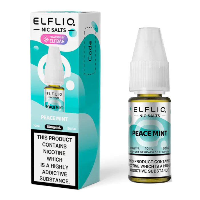 *New* Peach Mint - Elfliq Nic Salts Elf Bar 10ml