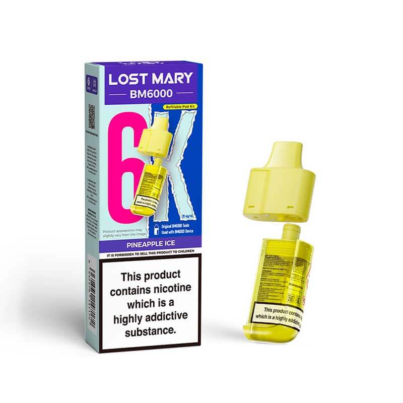 Pineapple Ice - Lost Mary BM6000 Prefilled Pods