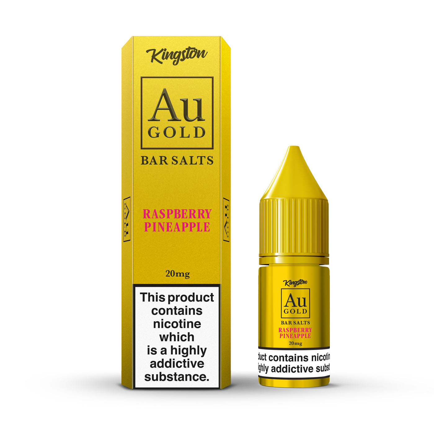 Raspberry Pineapple - Kingston Au Gold Nic Salts 10ml