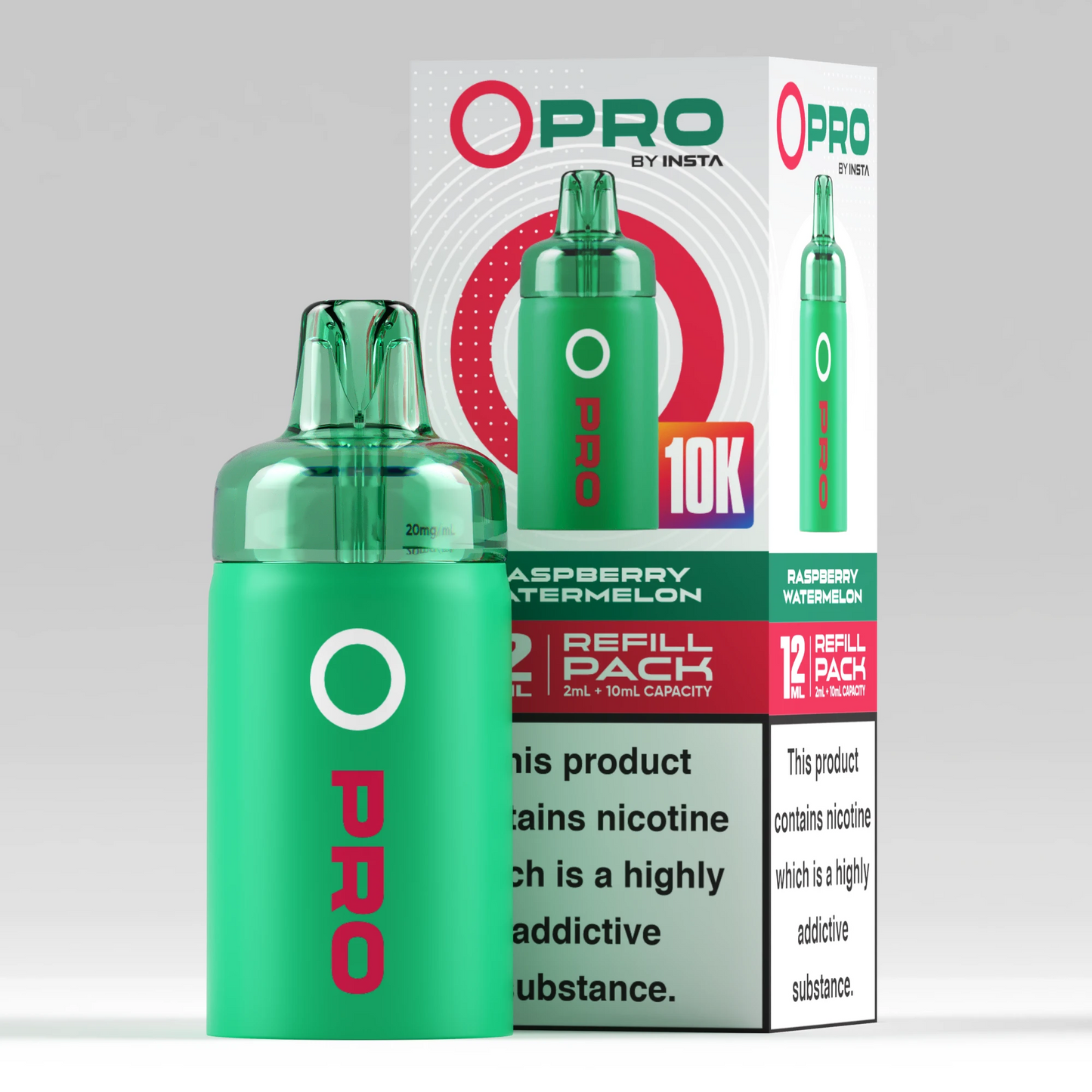 Raspberry Watermelon - Insta O Pro 10k Replacement Pods