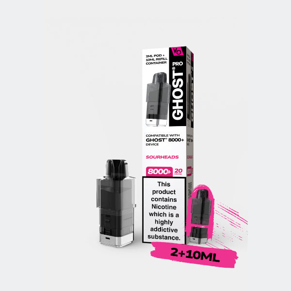Sourheads - Ghost Pro 8000+ Refill Pods