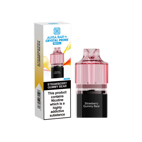 Strawberry Gummy Bear - Crystal Prime Aura 10k Replacement Pods