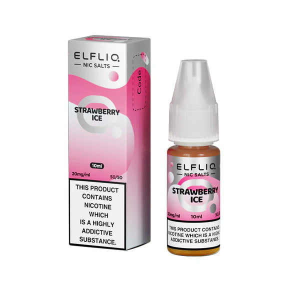 Strawberry Ice - Elfliq Nic Salts Elf Bar 10ml