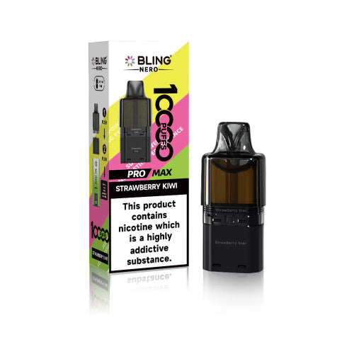 Strawberry Kiwi - Crystal Bling Nero 10K Refill Pods