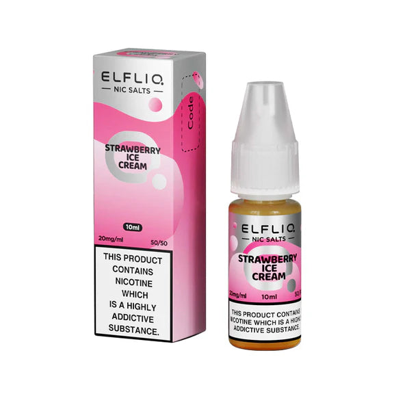Strawberry Snoow - Elfliq Nic Salts Elf Bar 10ml