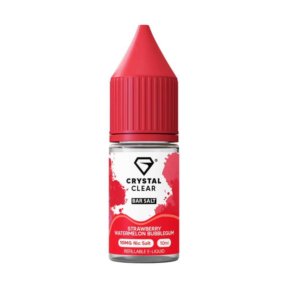 Strawberry Watermelon Bubblegum - Crystal Clear Nic Salts 10ml