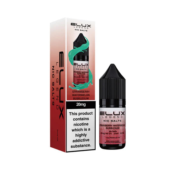 Strawberry Watermelon Bubblegum - Elux Legend Nic Salts 10ml