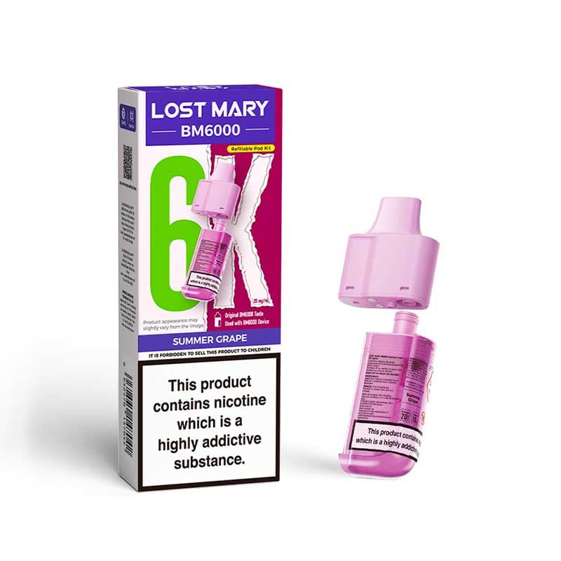 Summer Grape - Lost Mary BM6000 Prefilled Pods