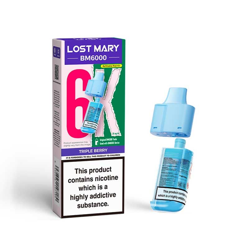 Triple Berry - Lost Mary BM6000 Refill Pods VapehouseUK Triple Berry - Lost Mary BM6000 Refill Pods VapehouseUK