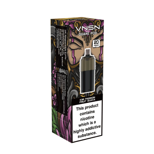 Kiwi Passionfruit Guava – VNSN Quake 10,000 Refill Pods