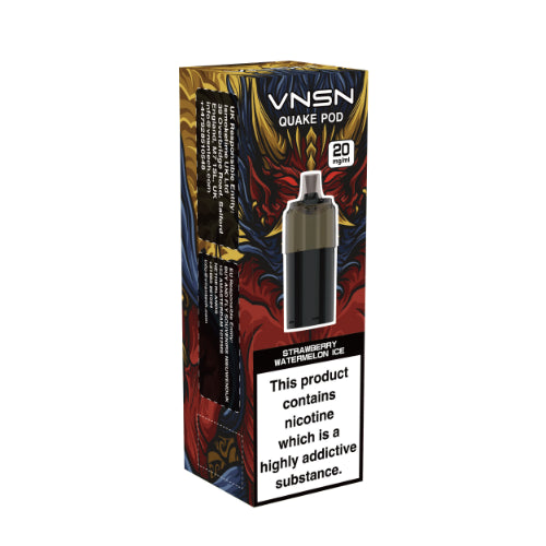Strawberry Watermelon Ice – VNSN Quake 10,000 Refill Pods