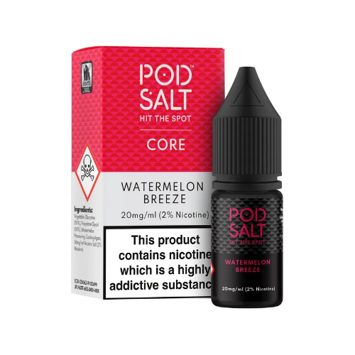 Watermelon Breeze - Pod Salt Core Nic Salts 10ml