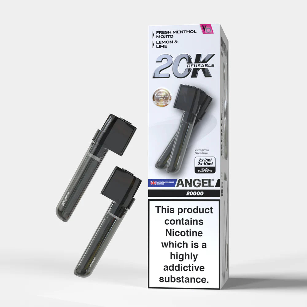 White Edition - Angel 20k Replacement Pods 2pack