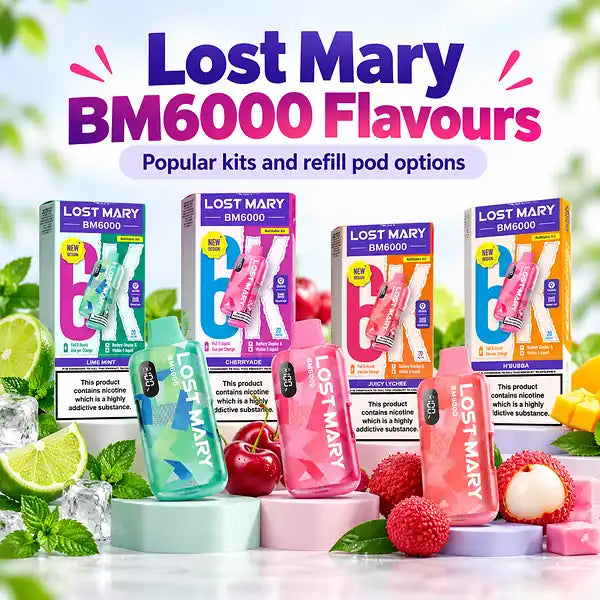 lost mary bm6000 flavour lit