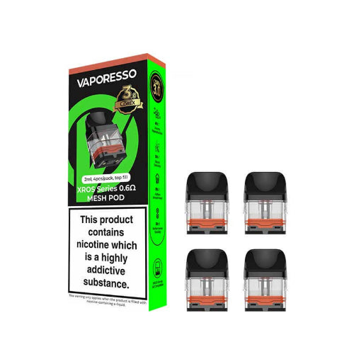 Vaporesso XROS COREX 3.0 Replacement Pods – 4 Pack