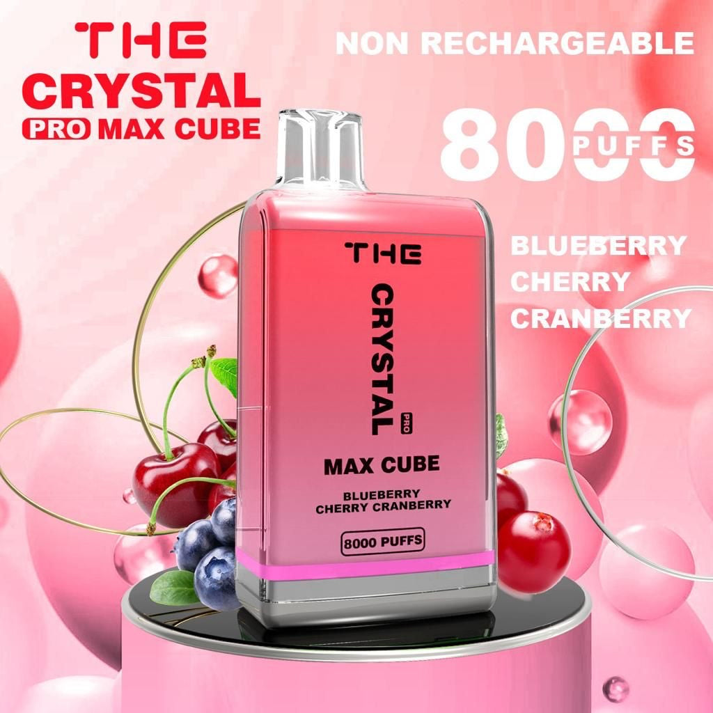 The Crystal Pro Max Cube 8000 Disposable Vape | Now Only £10