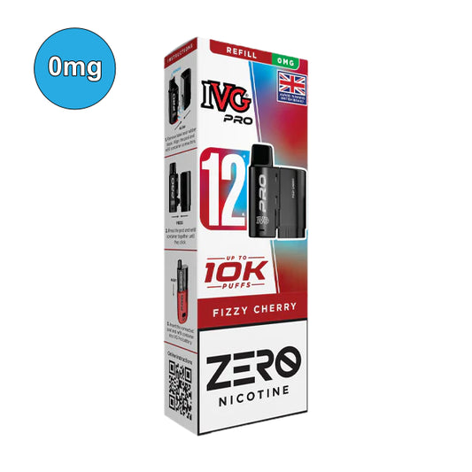 Fizzy Cherry – 0mg IVG Pro 12 10K Refill Pods