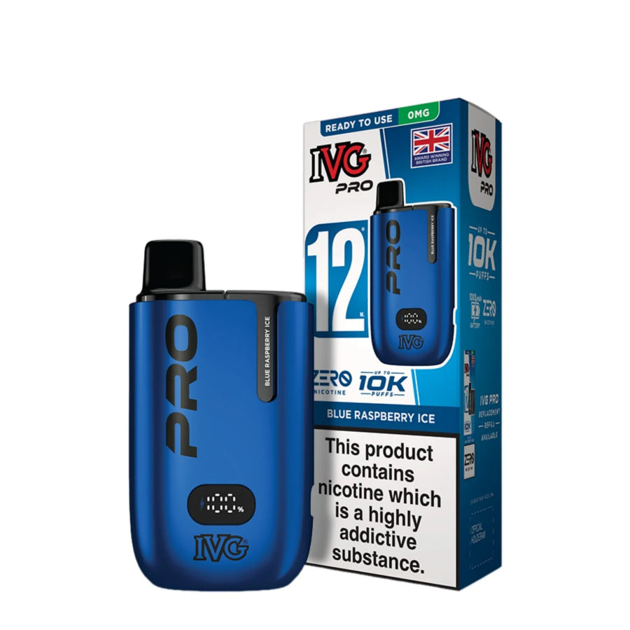 0mg IVG Pro 12 Vape Kit Nicotine Free