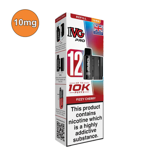 Fizzy Cherry – 10mg IVG Pro 12 10K Refill Pods