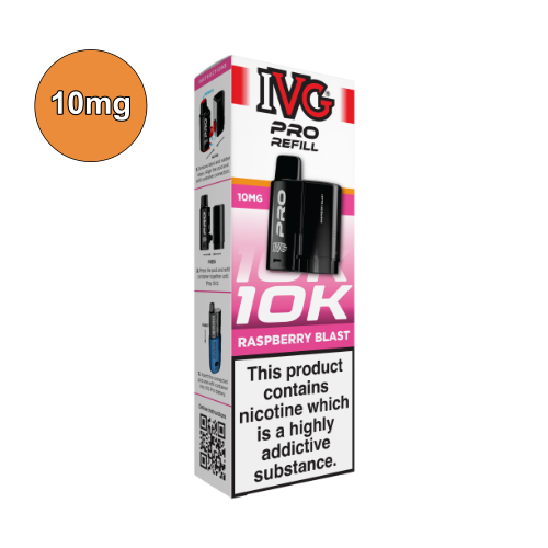 Raspberry Blast – 10mg IVG Pro 12 10K Replacement Pods