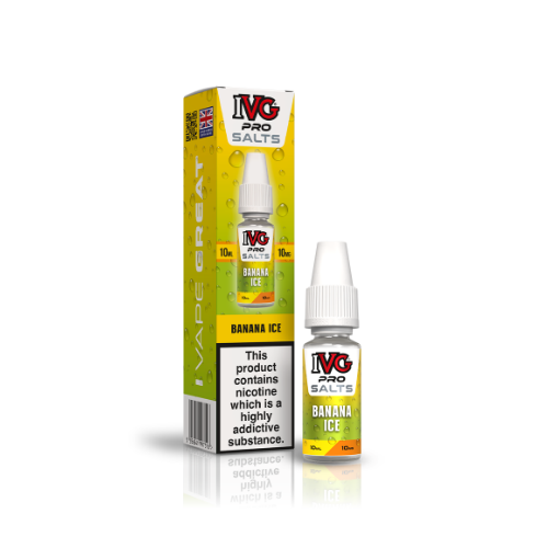 Banana Ice – IVG Pro Salts Nic Salt E-Liquid