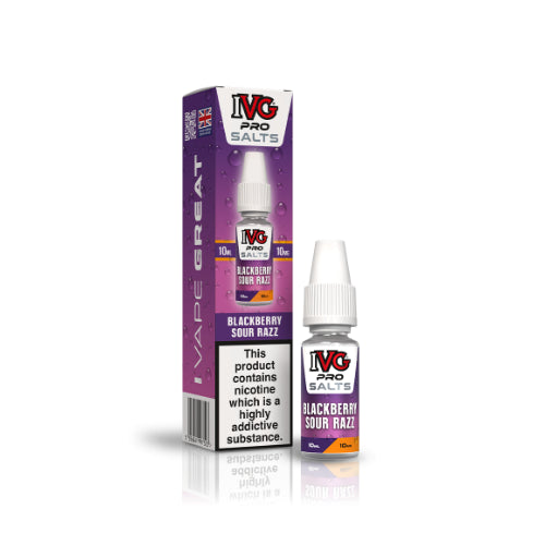 Blackberry Sour Razz – IVG Pro Salts Nic Salt E-Liquid