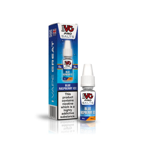 Blue Raspberry Ice – IVG Pro Salts Nic Salt E-Liquid