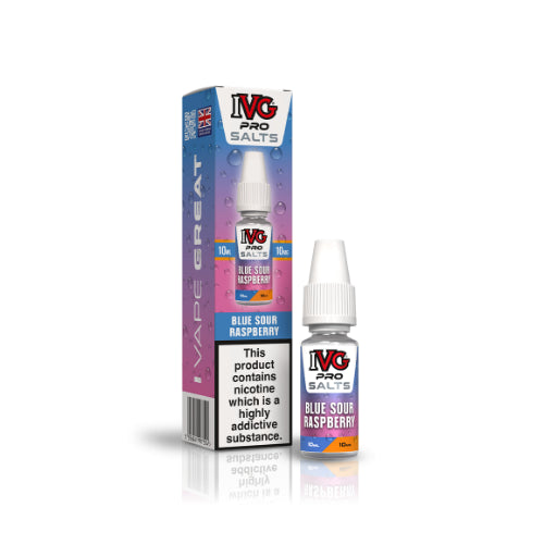 Blue Sour Raspberry – IVG Pro Salts Nic Salt E-Liquid