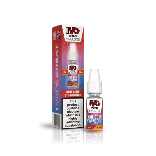 Blue Sour Strawberry – IVG Pro Salts Nic Salt E-Liquid