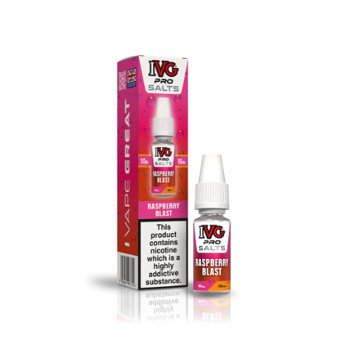 Raspberry Blast – IVG Pro Salts Nic Salt E-Liquid