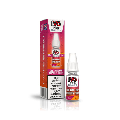Strawberry Raspberry Cherry – IVG Pro Salts Nic Salt E-Liquid
