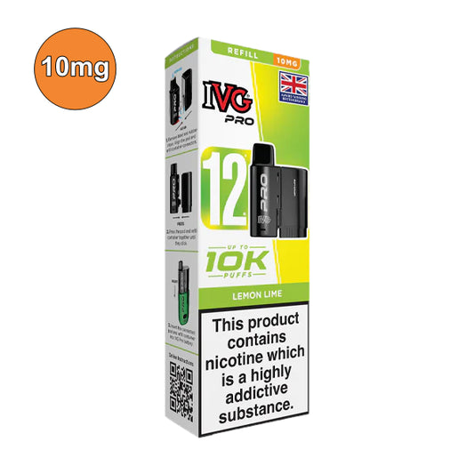 Lemon Lime – 10mg IVG Pro 12 10K Refill Pods