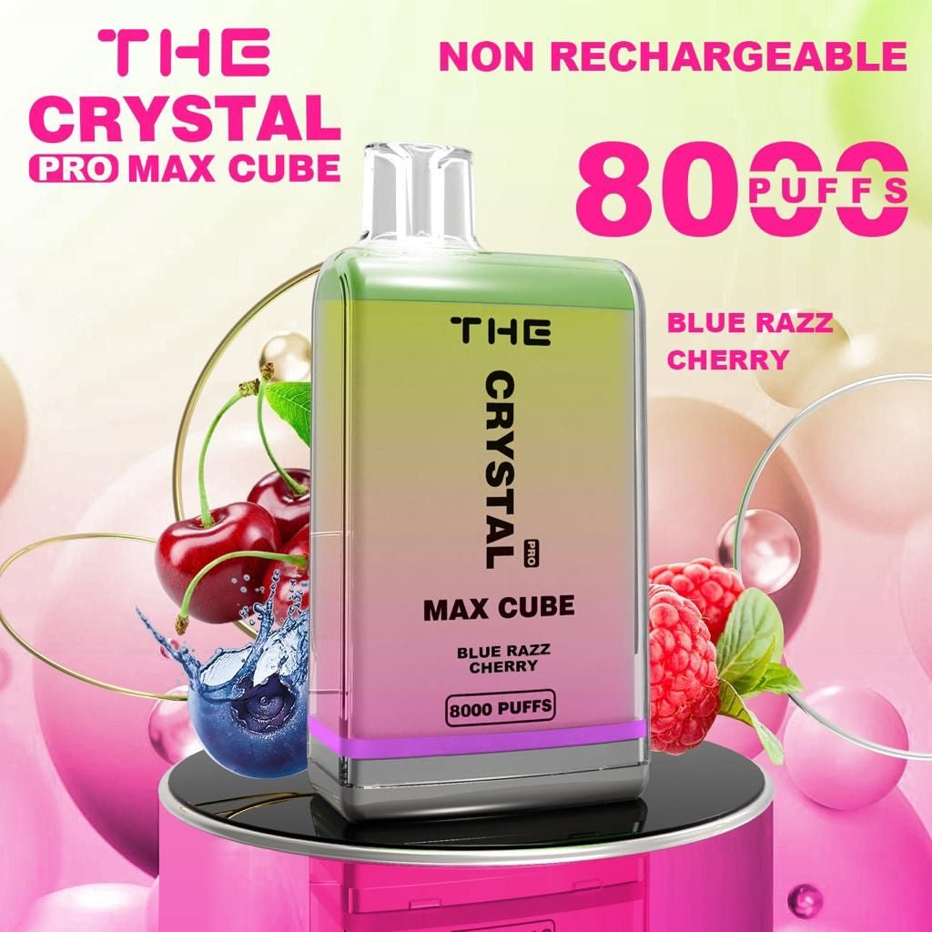The Crystal Pro Max Cube 8000 Disposable Vape | Now Only £10