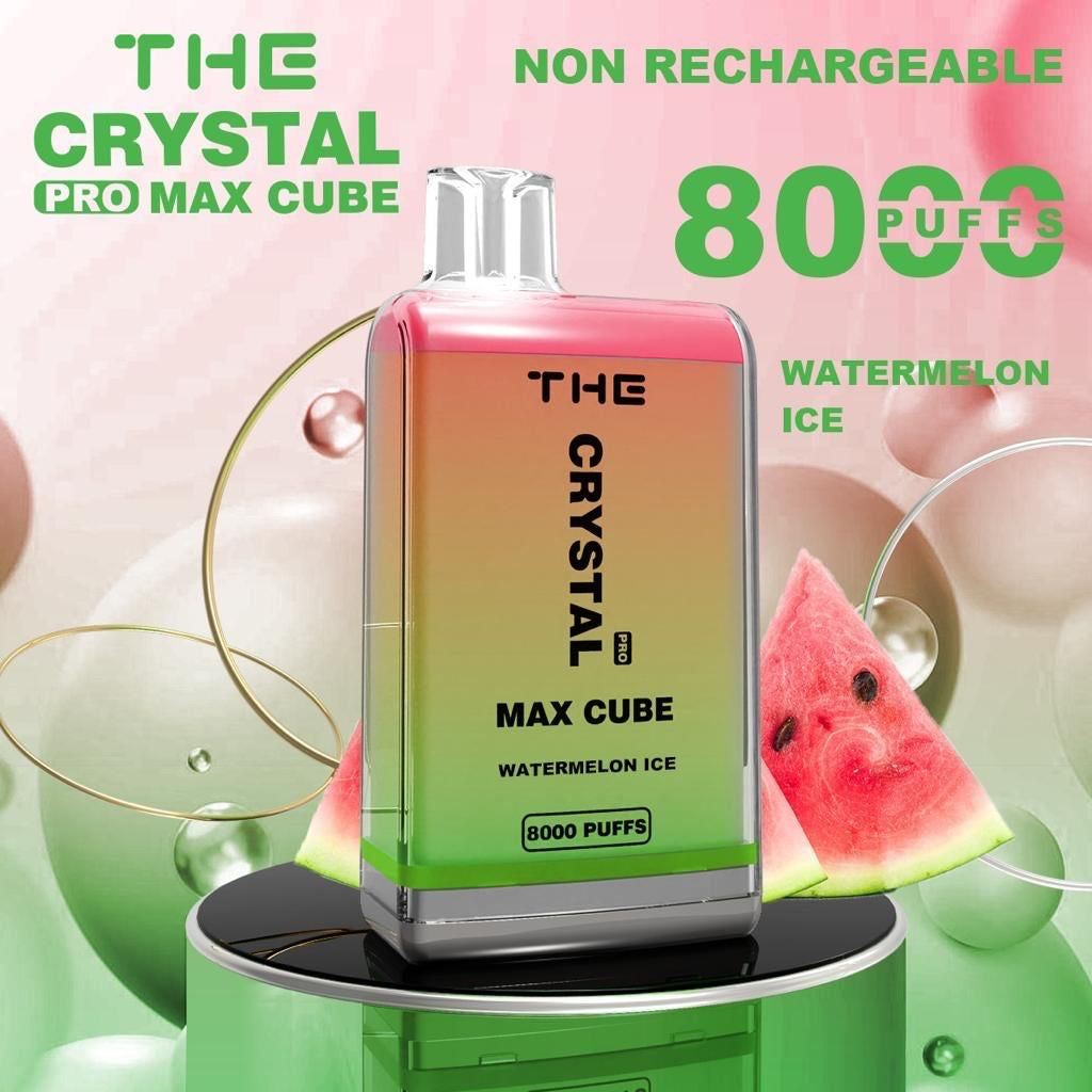The Crystal Pro Max Cube 8000 Disposable Vape | Now Only £10
