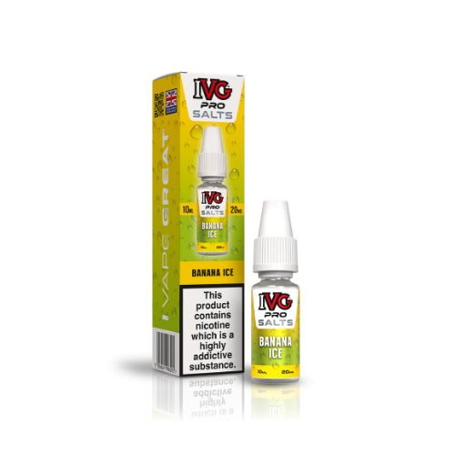 Banana Ice – IVG Pro Salts Nic Salt E-Liquid