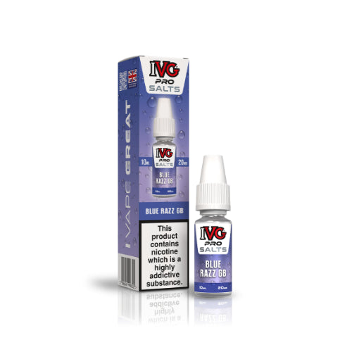 Blue Razz GB – IVG Pro Salts Nic Salt E-Liquid