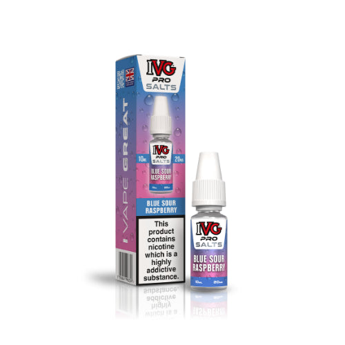 Blue Sour Raspberry – IVG Pro Salts Nic Salt E-Liquid