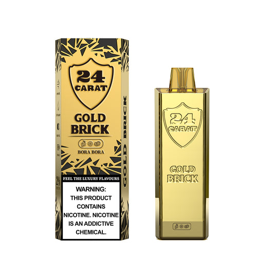24 Carat Gold Brick 7000 Puffs