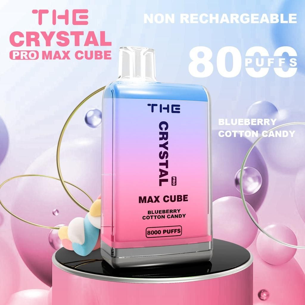 The Crystal Pro Max Cube 8000 Disposable Vape | Now Only £10