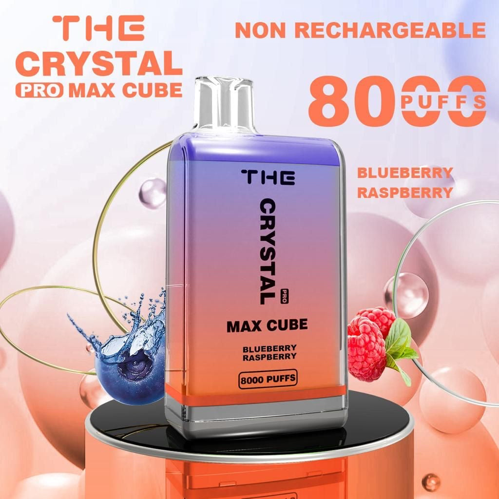 The Crystal Pro Max Cube 8000 Disposable Vape | Now Only £10