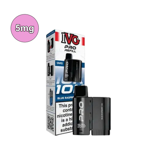 Blue Raspberry Ice – 5mg IVG Pro 12 Refill Pods