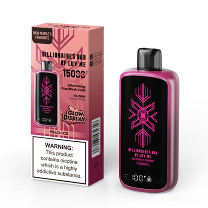 Billionaires Bar By Luv Me Vape 15000 Puffs | Smart Display